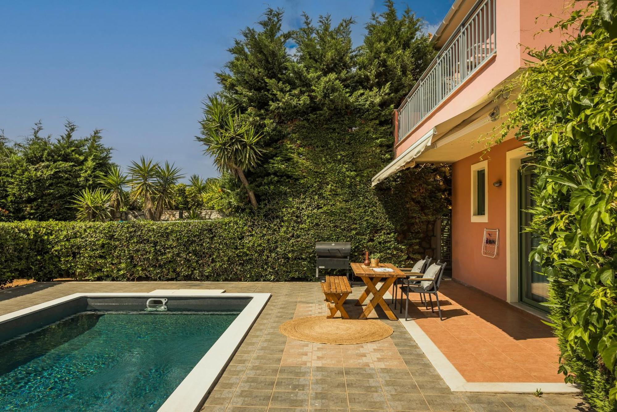 Villa Siora Rosa Skala  Luaran gambar